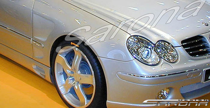 Custom Mercedes CLK  Coupe & Convertible Fenders (2003 - 2009) - $650.00 (Part #MB-028-FD)